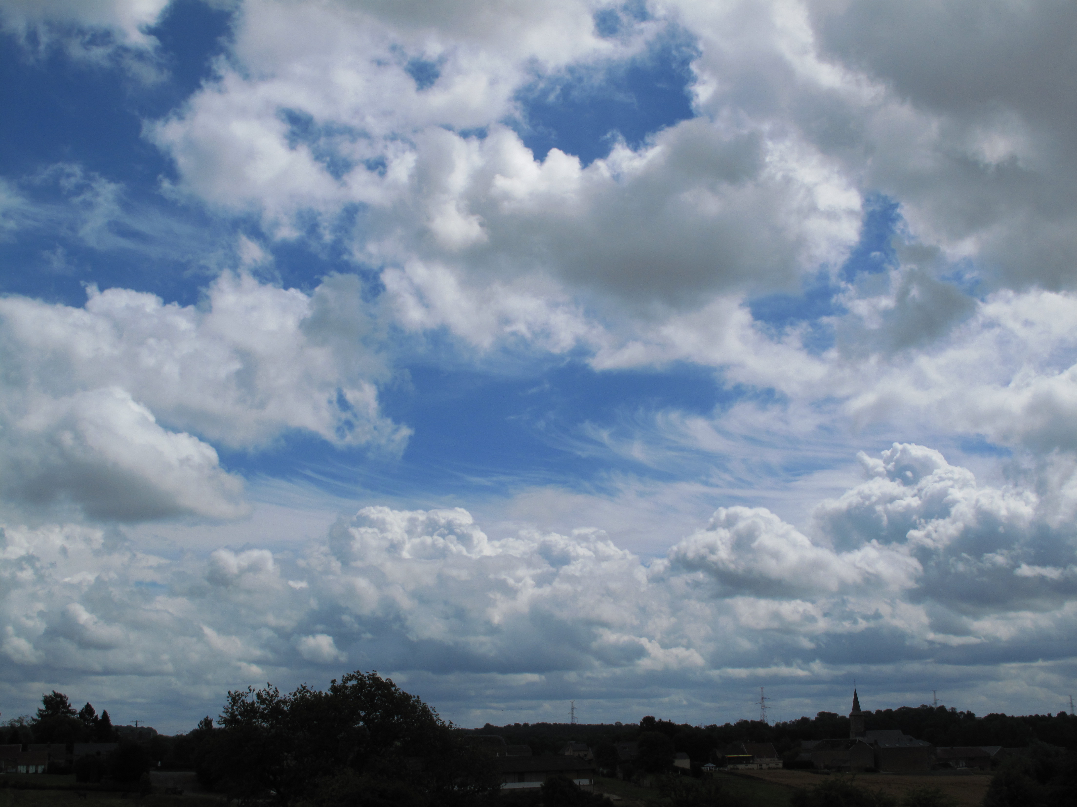 a smooth god was painting in the sky today